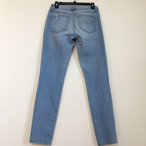 Loft Ann Taylor Low Rise Light Wash Denim Blue Skinny Jeans - Picture 2 of 16